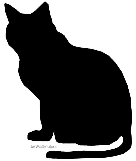 Free Cat Silhouette Template, Download Free Clip Art, Free