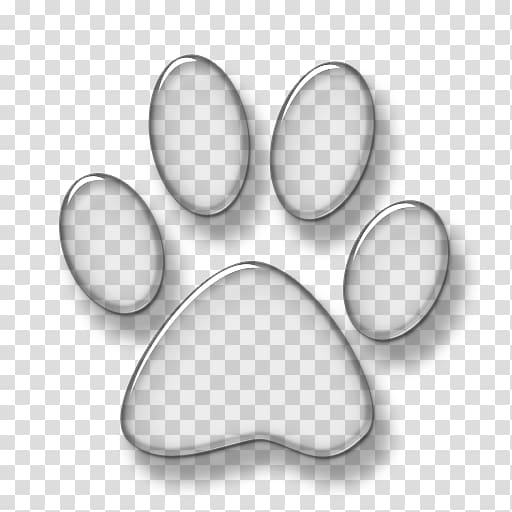 Animal foot print, Dog Cat Puppy Paw , White Paw Print