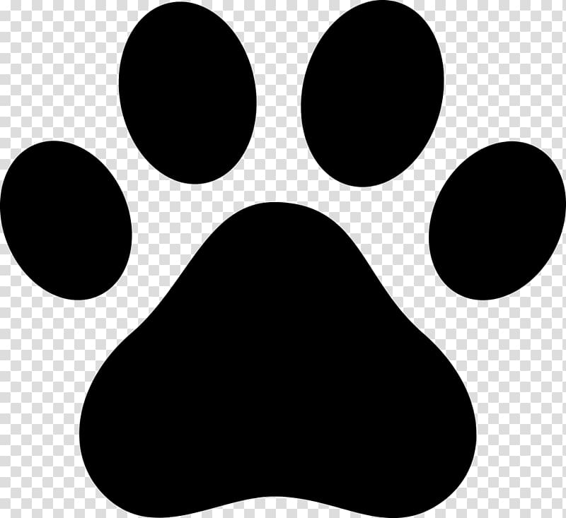 Black and white animal paw illustration, Cat Dog Paw , paw