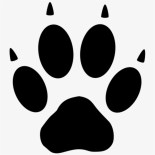 Dog Coyote Paw Sticker Cat