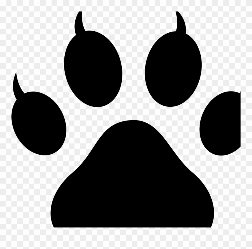 Dog Paw Stencil Download Free Cat Paw Print Clipart