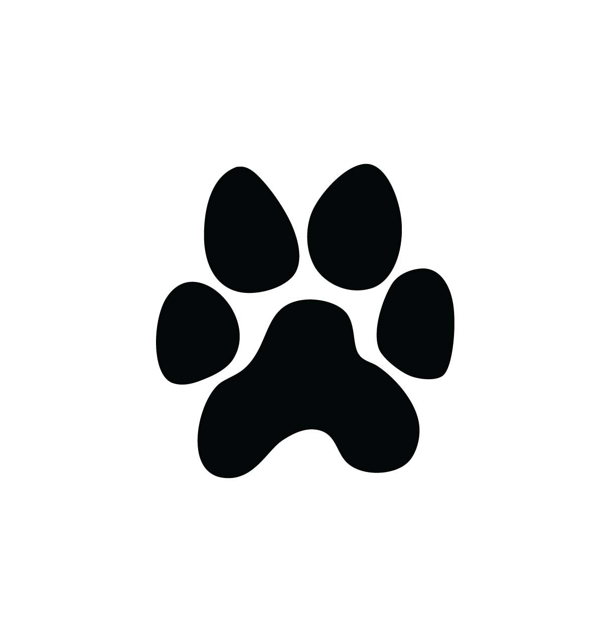 Dog paw gallery for cat clip art paw print image