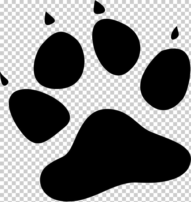 Cat Tiger Paw Stencil , Cat PNG clipart