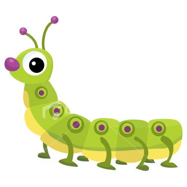 caterpillar clipart background