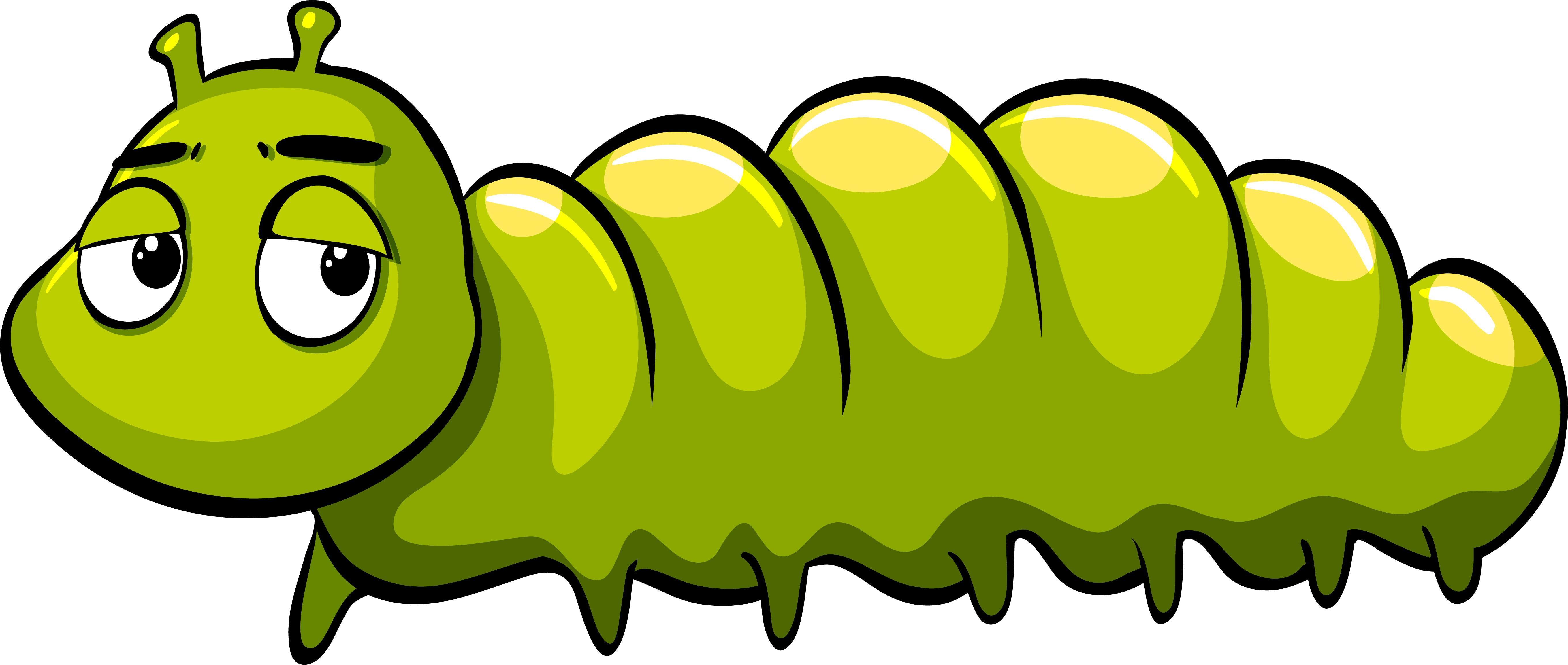 Royaltyfree caterpillar illustration.