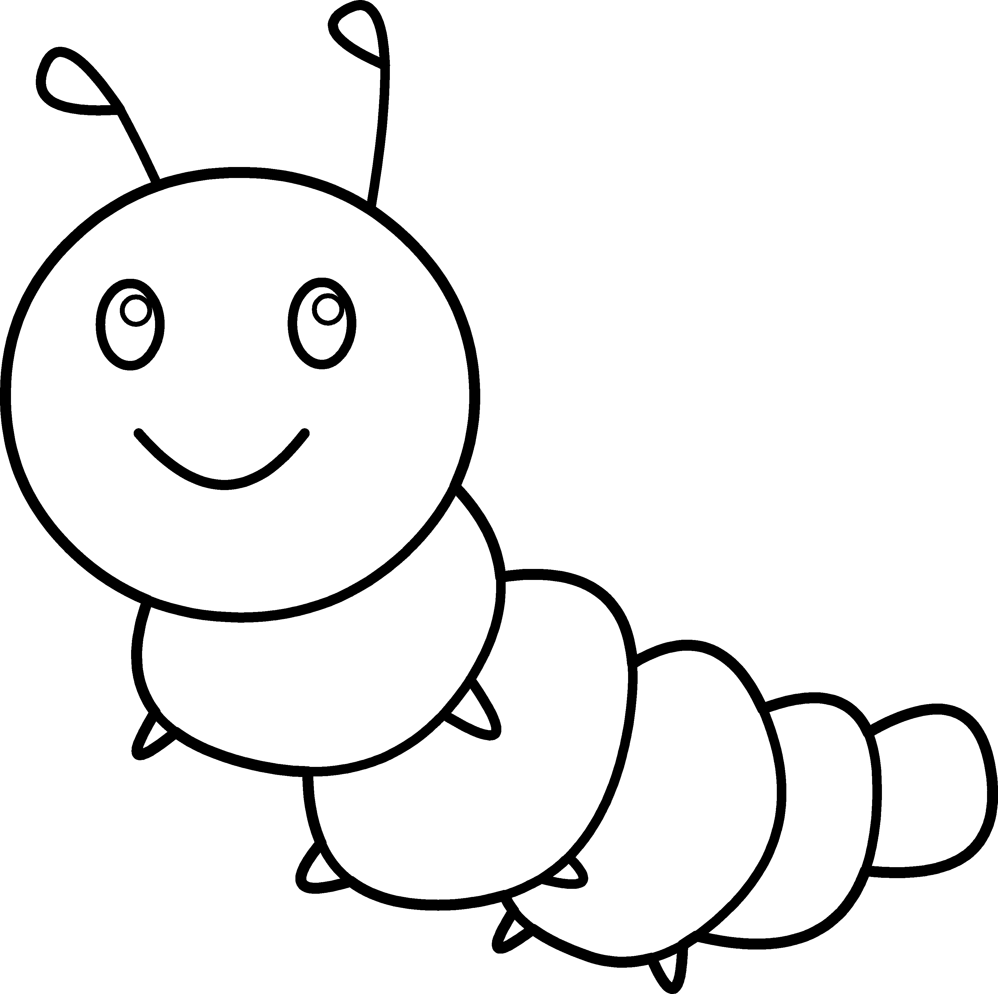 Caterpillar Clipart by Hallow Graphics