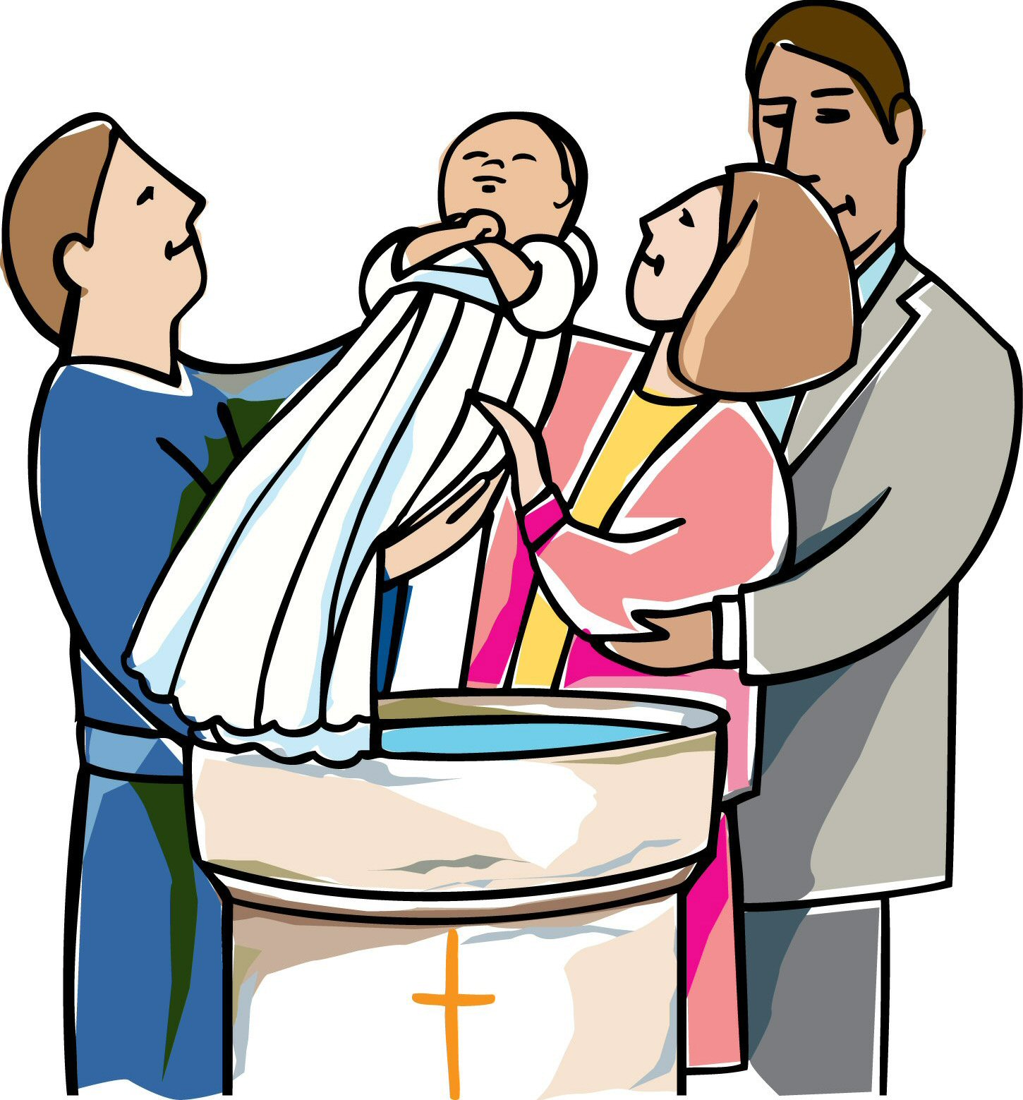 Collection baptism clipart.