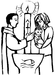 Image result for infant baptism clipart black and white