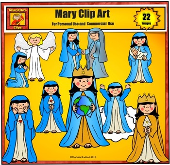 Mary clip art.