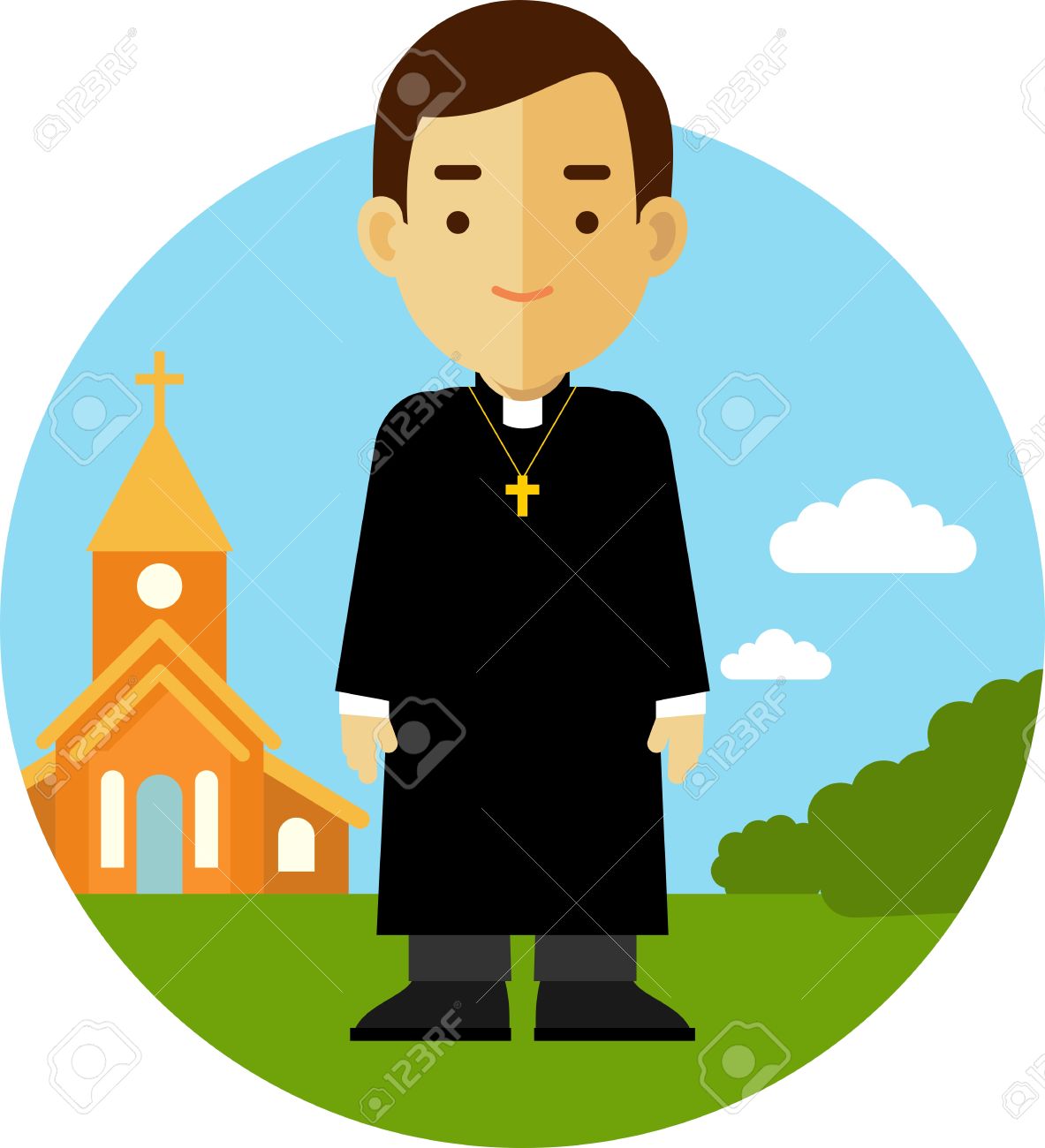 Priest clipart free.