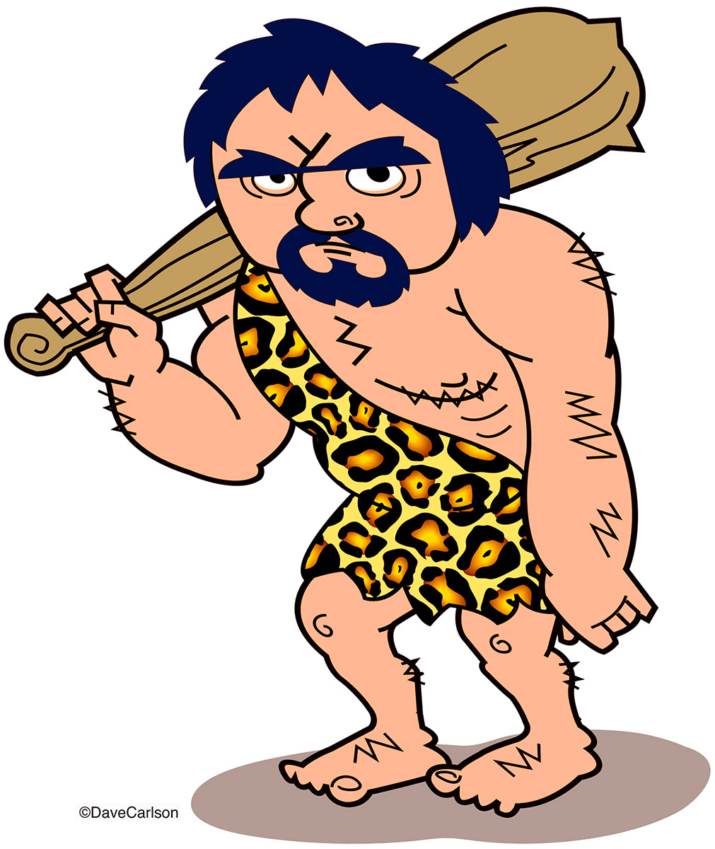 Caveman clipart neanderthal.