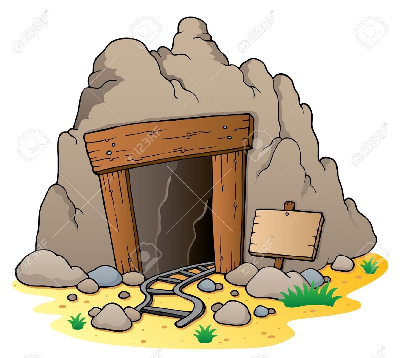 Rock Cave Cliparts, Stock Vector And Royalty Free Rock Cave