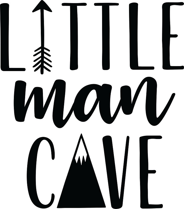 Little Man Cave Boho Rustic Nursery Hunting Arrow Mountain Baby Boy Decor