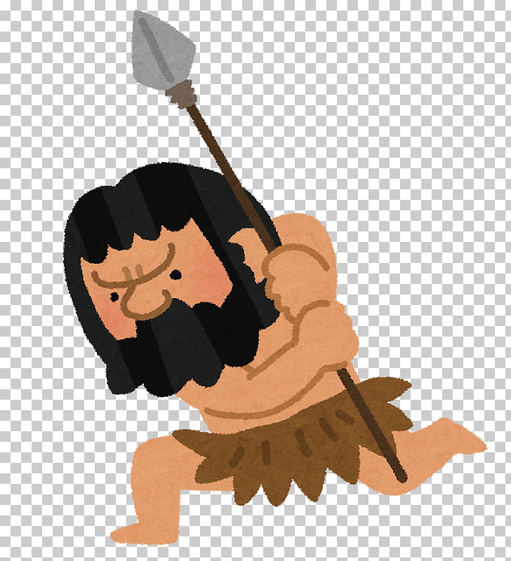 cave man clipart painting person