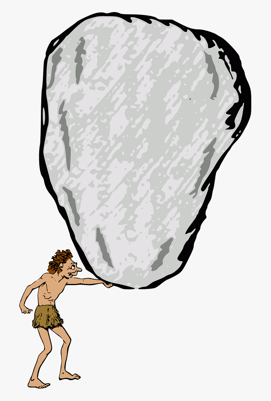 cave man clipart stone tablet