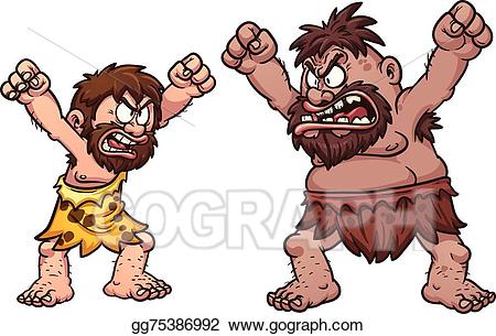 Caveman clipart two, Caveman two Transparent FREE for