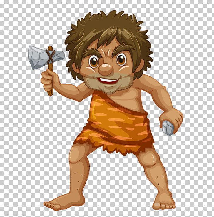 caveman clipart boy