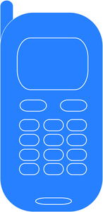 Cell phone clipart.