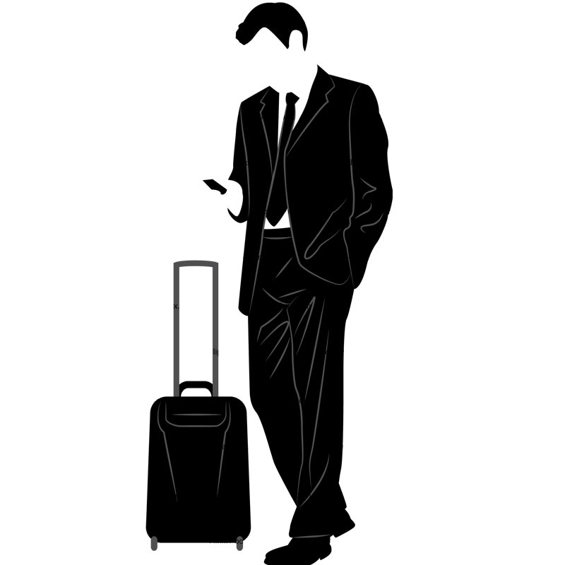 CLIPART MAN WITH CELLPHONE