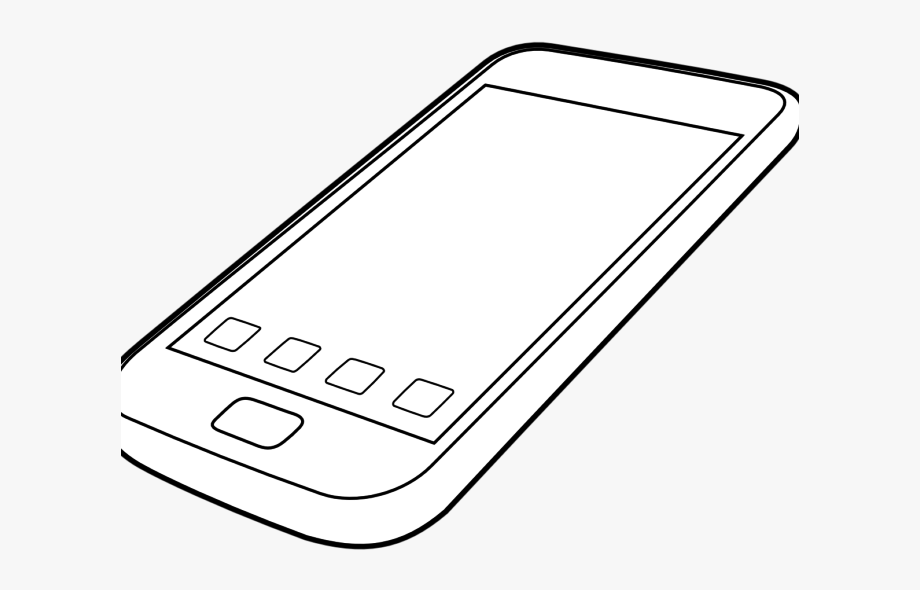 cell phone clipart white