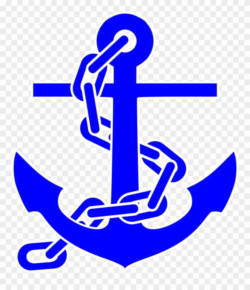 Anchor and chain.