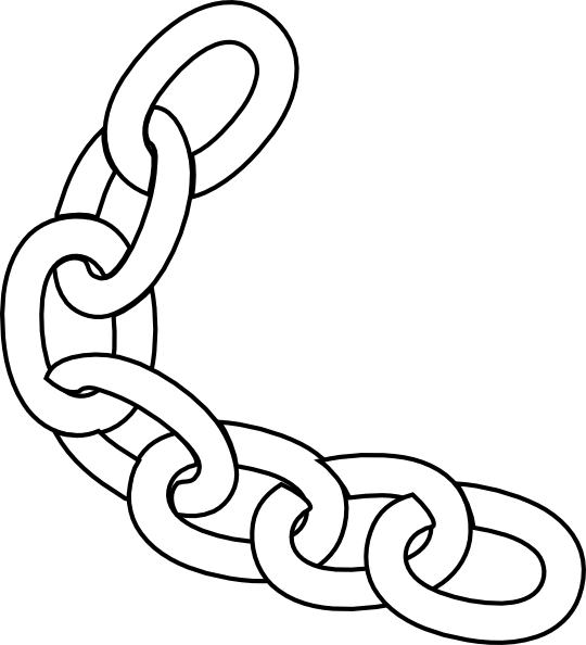 chain clipart curved