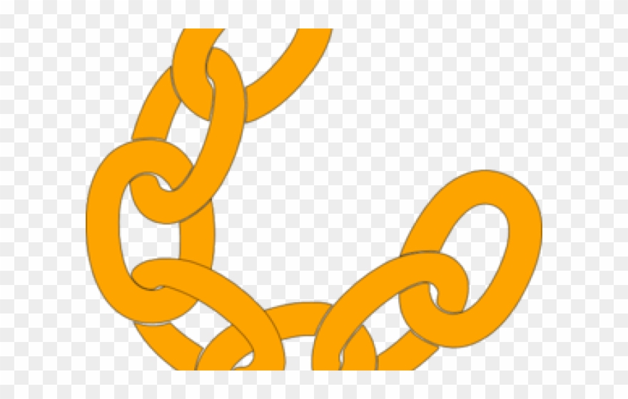Chain clipart curved.