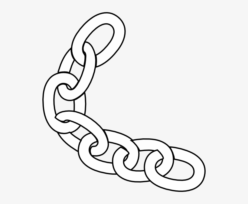 White chain clip.