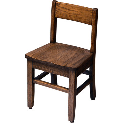 Old wooden chair.