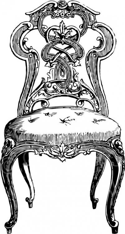 Vintage fancy chair.