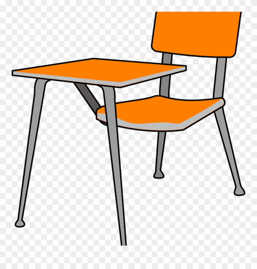School chair clipart.