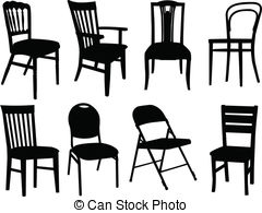 Room chair Clip Art Vector and Illustration