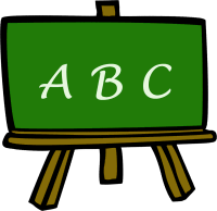 Abc clipart chalkboard, Abc chalkboard Transparent FREE for