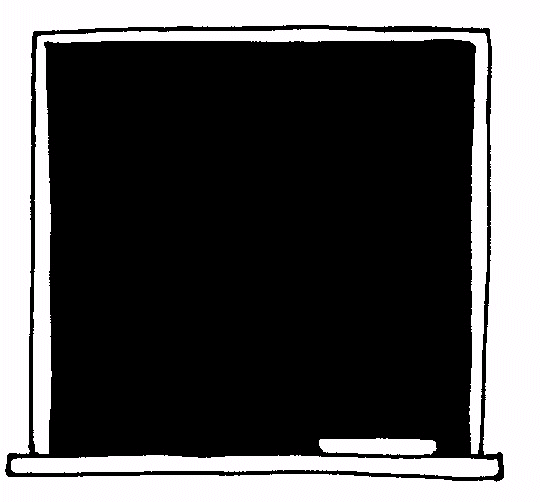 Chalkboard clipart black and white