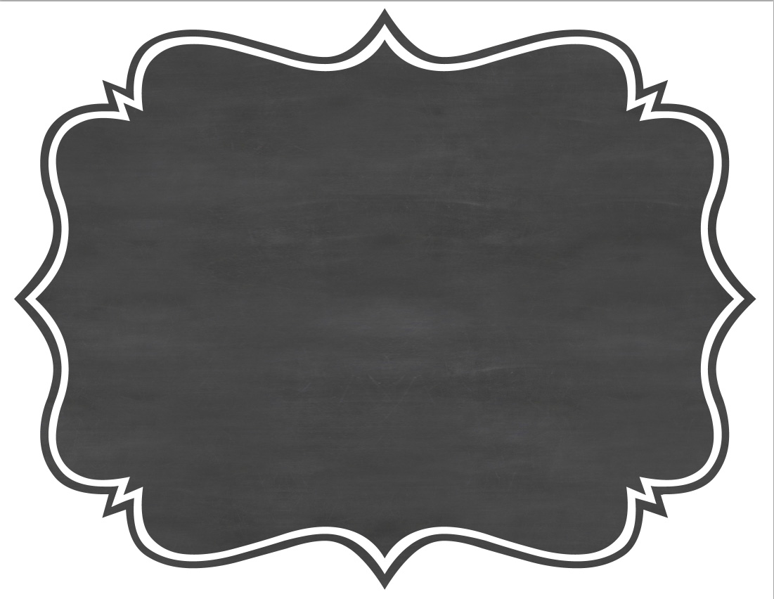 Chalkboard clipart images.