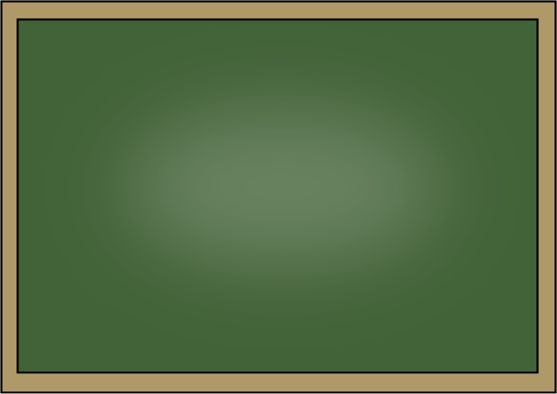 Green chalkboard clip.