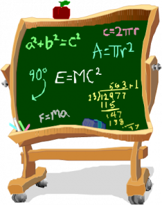 Math on chalkboard clipart images gallery for free download