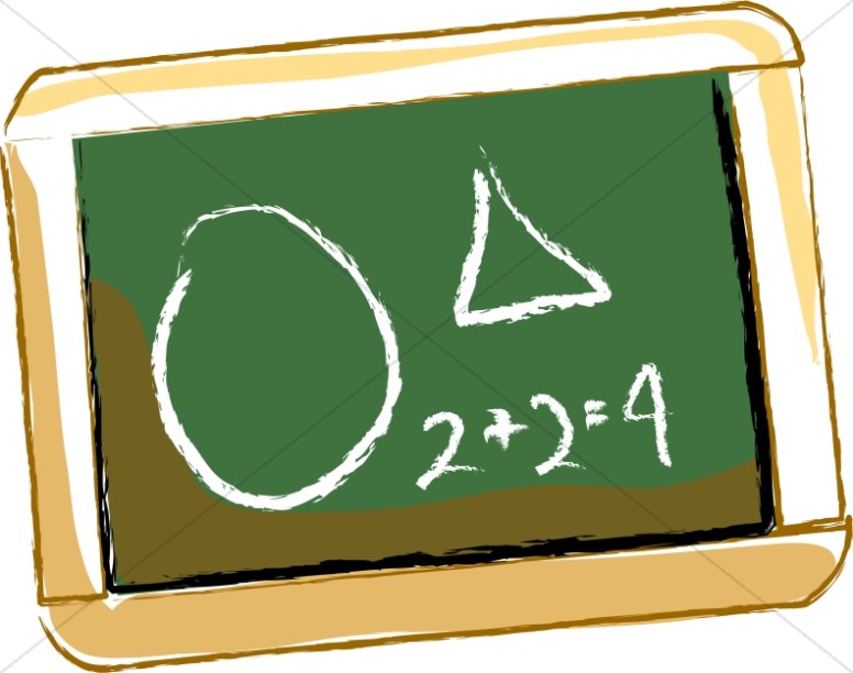 Personal School Math Chalkboard