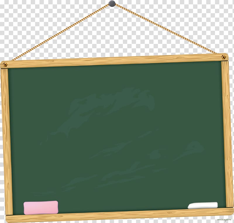 Student school blackboard.