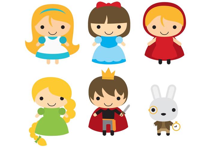 Fairytale character vectors.