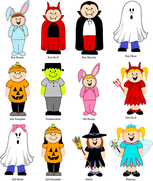 Free halloween characters.