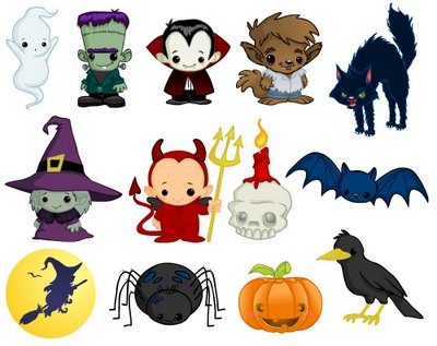 Spooky Halloween Character Clipart