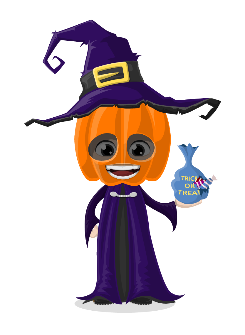 Halloween clip art character