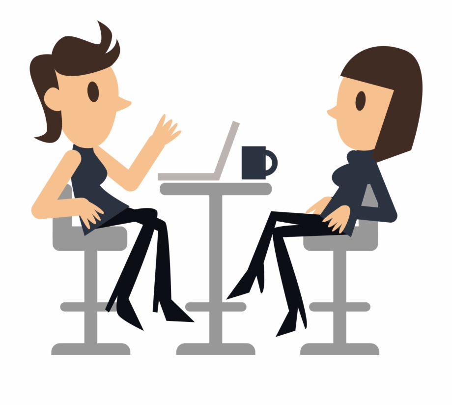 Chatting For Infographic Icon Cafe Women Clipart