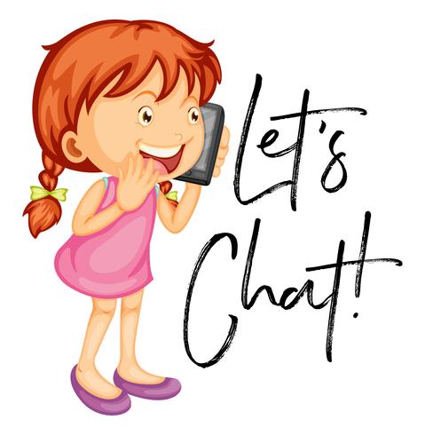 chat clipart let's
