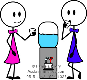 Two People Talking Clipart