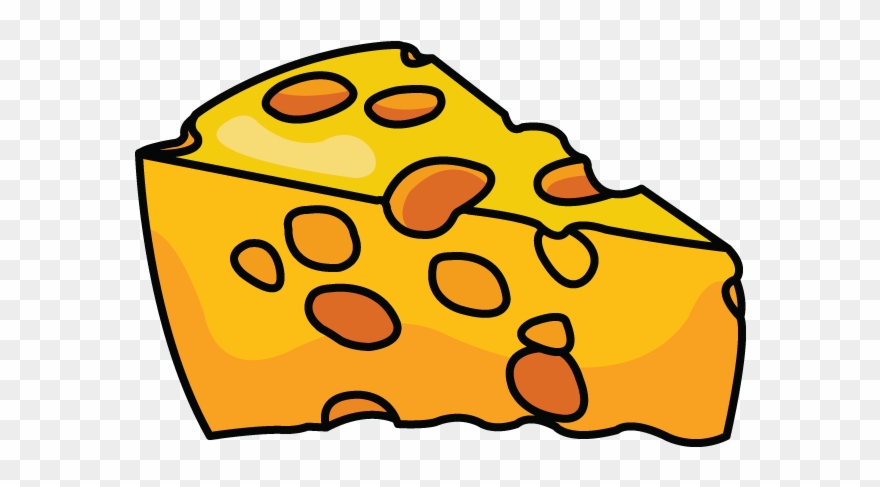 Cheese piece png.