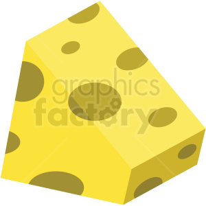 Cheese vector flat icon clipart with no background