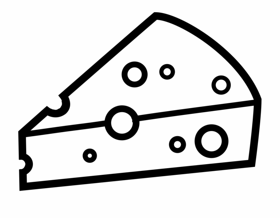 Cheese Drawing Outline For Free Download