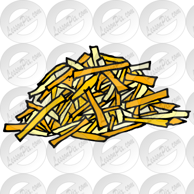 Shredded Cheese Picture for Classroom